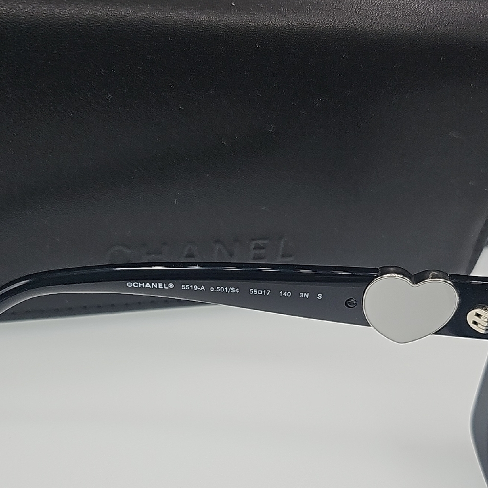 Chanel Black Women's Sunglasses CH5519A C501/S4 - Picture 8 of 13